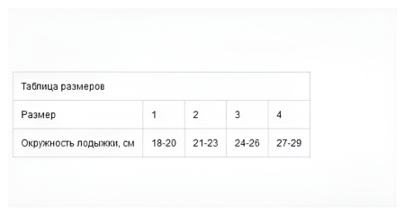 Бандаж д\голеностопа повязка восьмерка ПЭГ8 №3 купить в Саратове